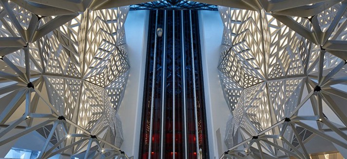 Um átrio espetacular...