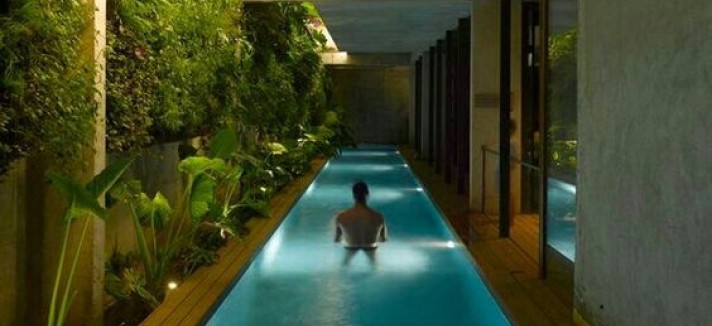 Nadar dentro de casa