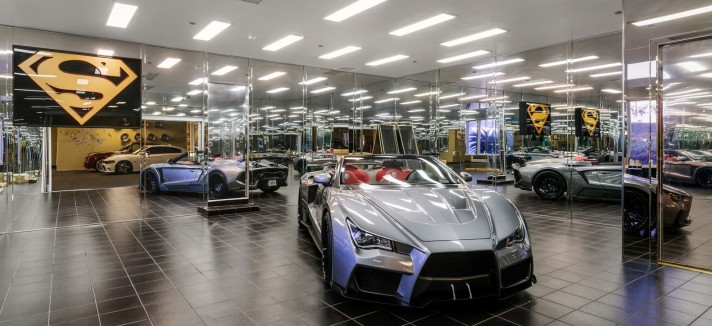 ... E uma garagem muito especial