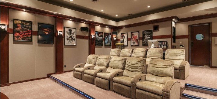 ... E uma sala de cinema muito acolhedora