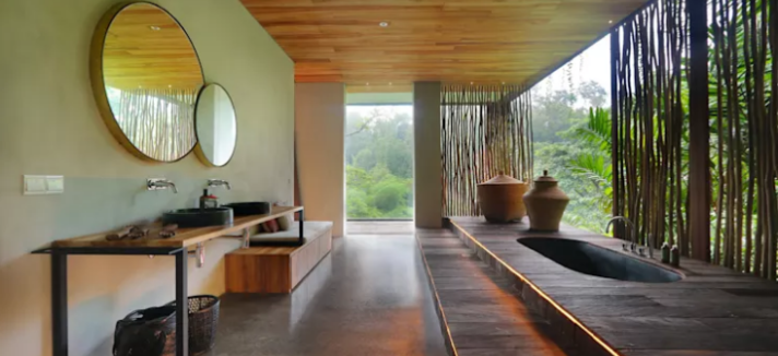 ... E todos os detalhes típicos de uma casa de Bali