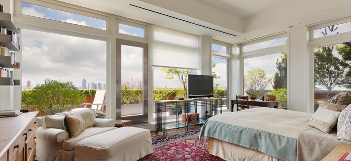 As cores claras dominam a decoração