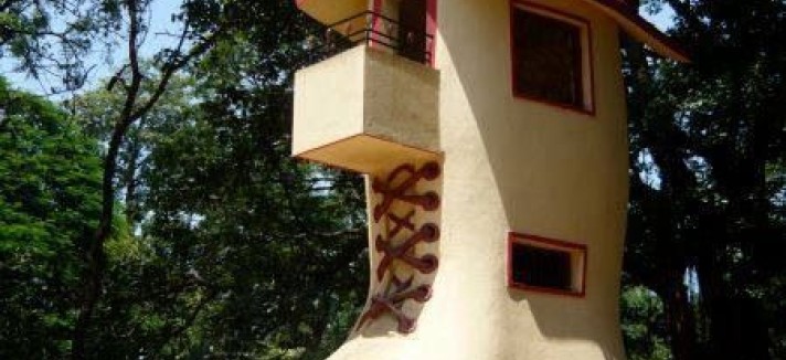 Uma casa em forma de bota...