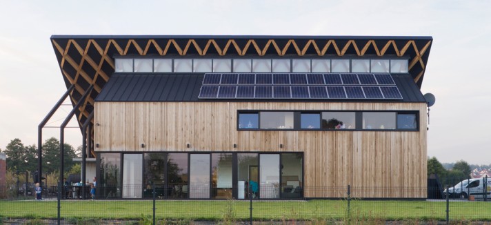 A madeira também é um material muito presente na construção