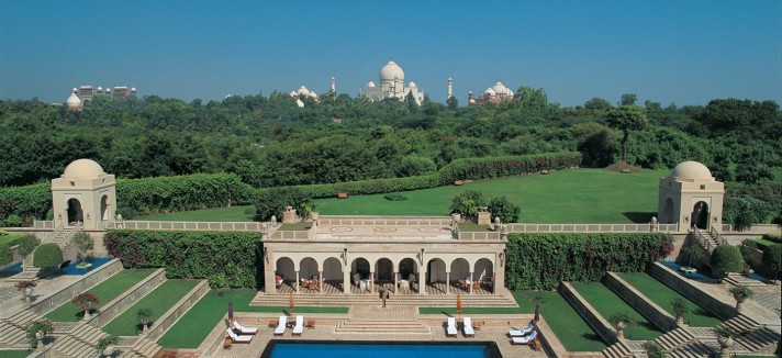 Vista para o Taj Mahal