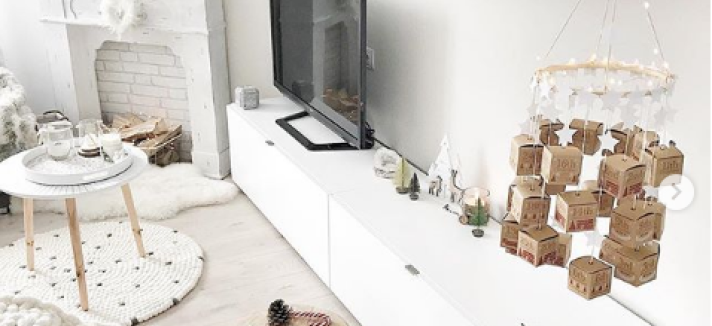 Integra o calendário do Advento na decoração