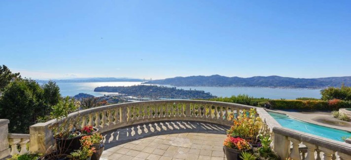 Uma varanda com vistas impressionantes