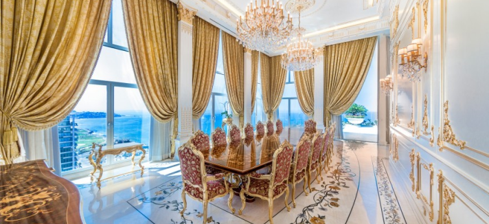 Uma penthouse de estilo barroco (Israel)