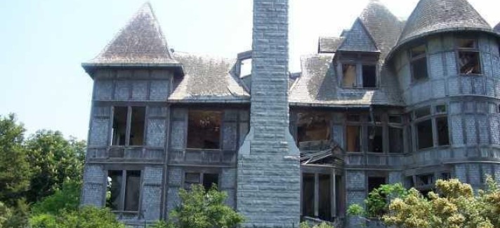 Vista exterior da chaminé