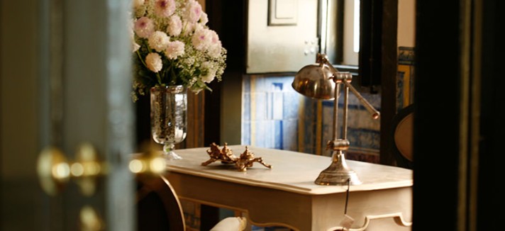 Uma imagem do interior