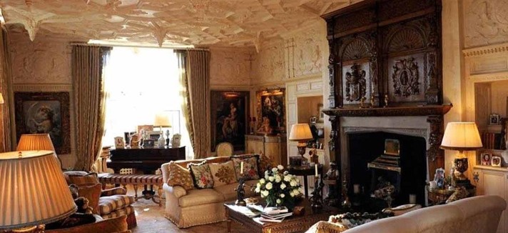 Uma das salas de estar