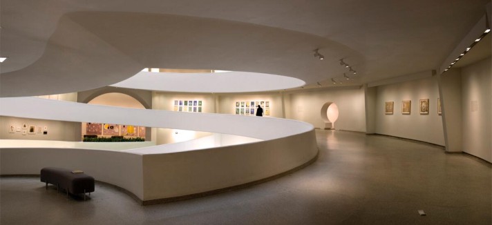 Interior do museu Guggenheim 