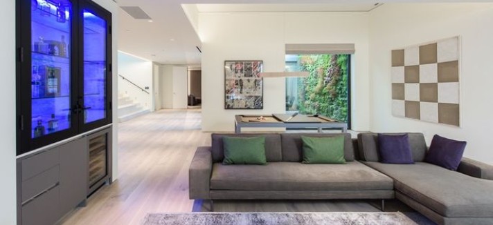 A gigante sala de estar