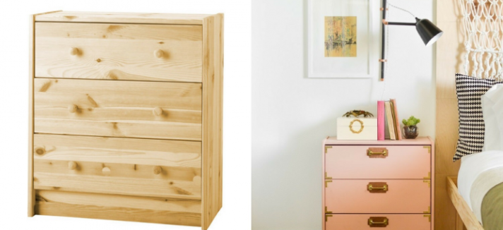 Uma simples cómoda personalizada