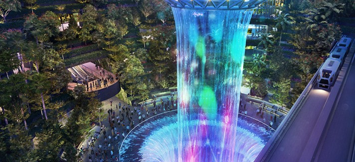 Um espetáculo de luzes e cores