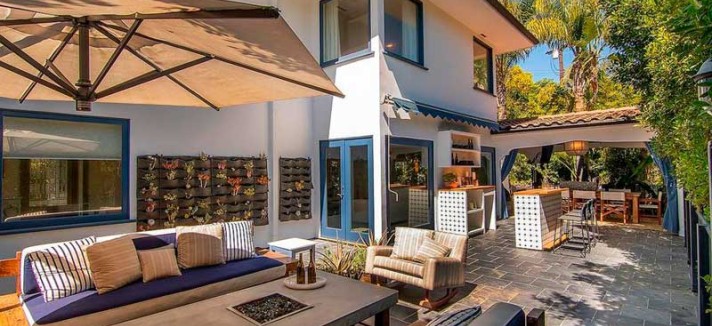 Tem cinco jardins e vários terraços