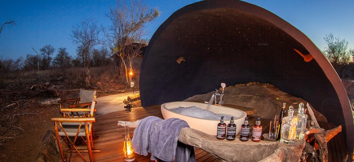 Tomar um banho debaixo das estrelas