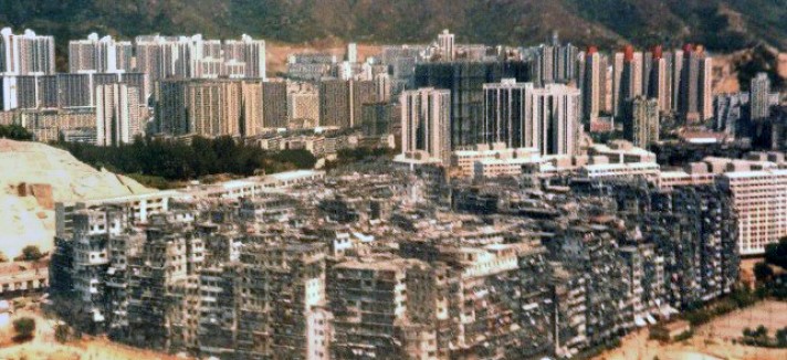 A cidade foi crescendo em altura