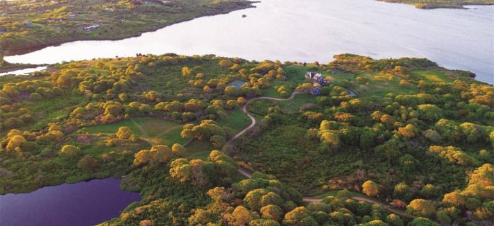 Vistas aéreas da propriedade