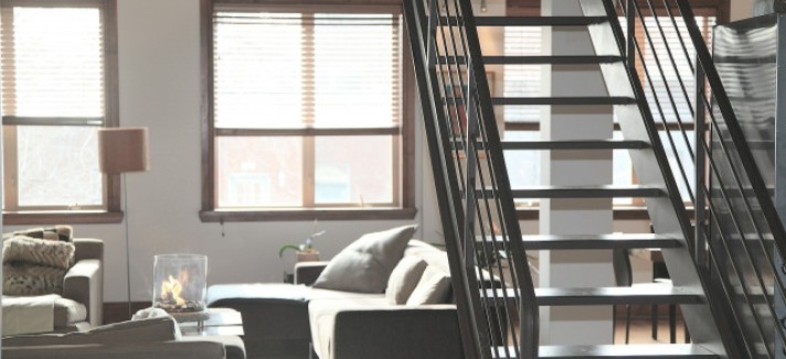 Uma nave industrial transformada em loft