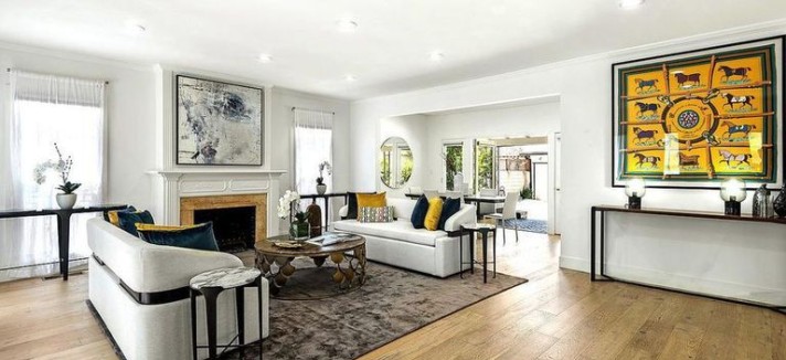 Uma casa de estilo colonial