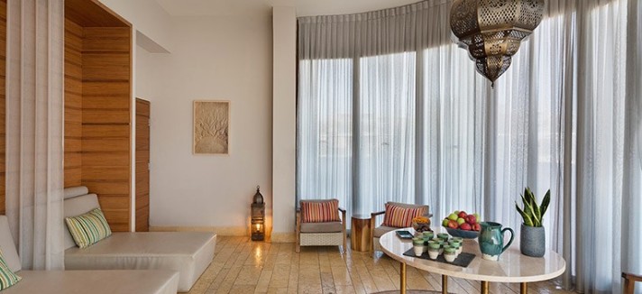 Decoração minimalista e de luxo