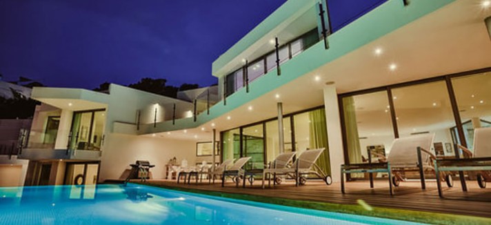 A casa tem sete quartos