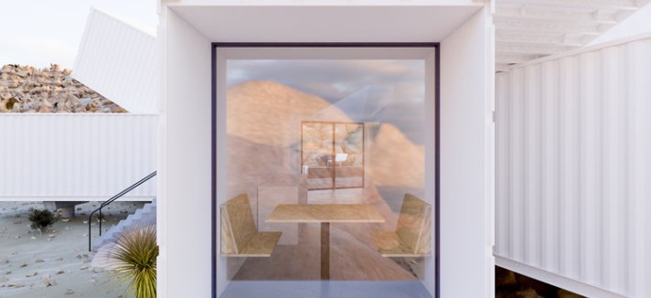 Está num dos extremos da casa