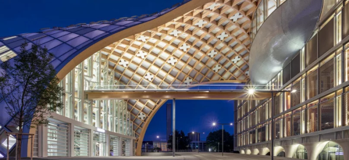 O exterior do edifício