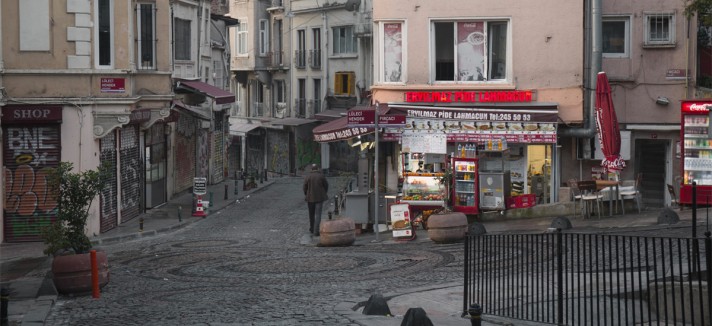 Ruas em Beyoglü