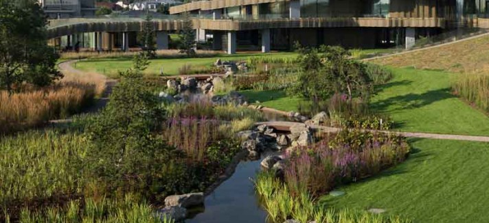 Grandes espaços para os jardins 