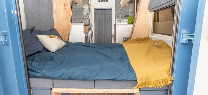 Interior da caravana