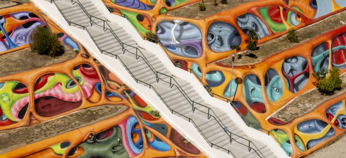 Recurso à técnica de aerografia