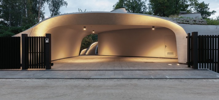 Um parque coberto