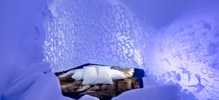 A sauna está no exterior do hotel