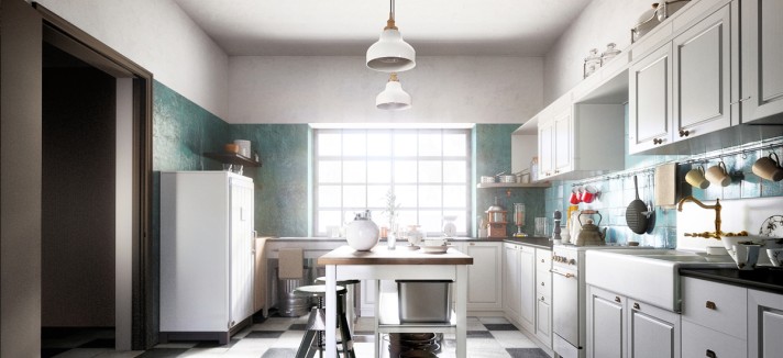  20th Century fitted kitchen (1960s)