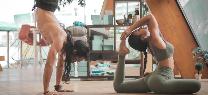 Treinar com o companheiro de casa ou em família