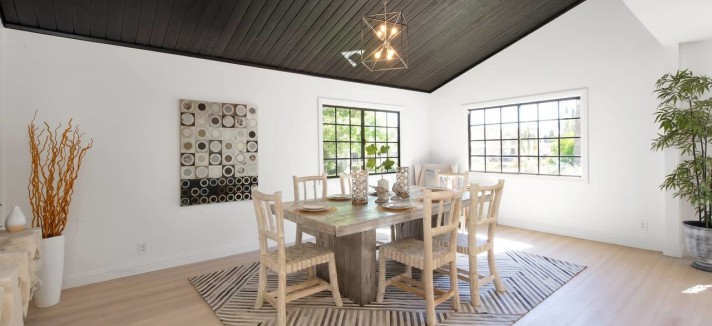 A sala de jantar