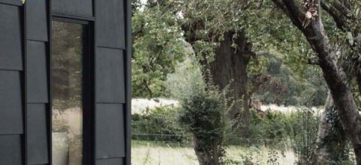 O exterior, repleto de vegetação