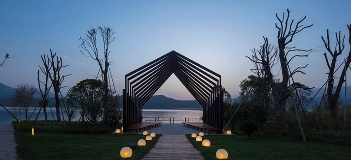Um resort de luxo