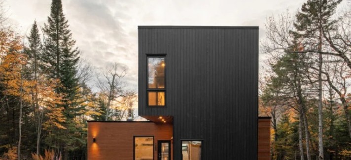 Uma bonita casa pré-fabricada