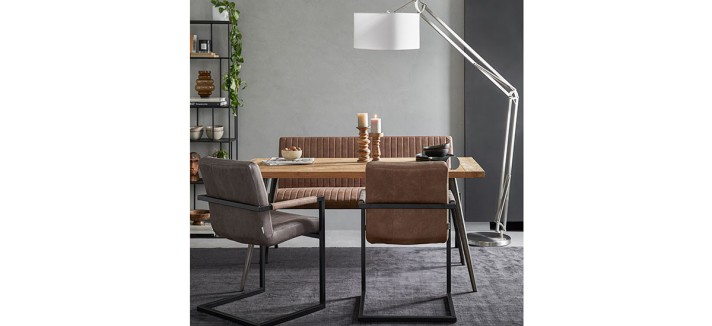 Elegância industrial, um visual sofisticado e moderno