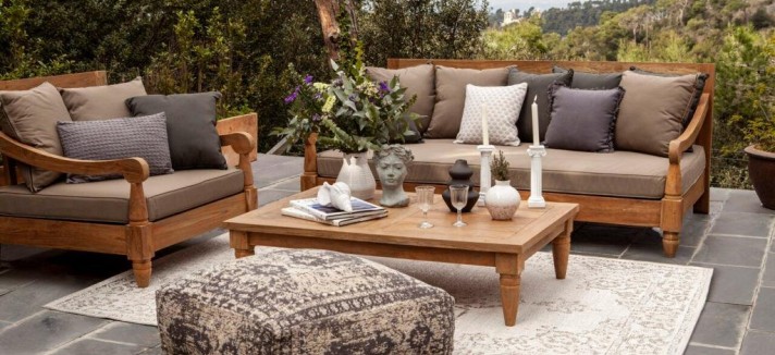 Decoração de exteriores ecológica e moderna