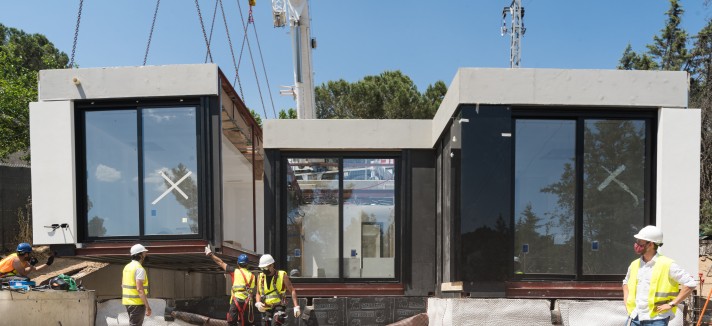 Casa pré-fabricada em 7 horas