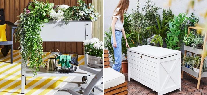 Decoração de exteriores com plantas