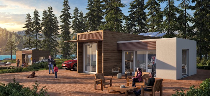 Casas pré-fabricadas Hüga