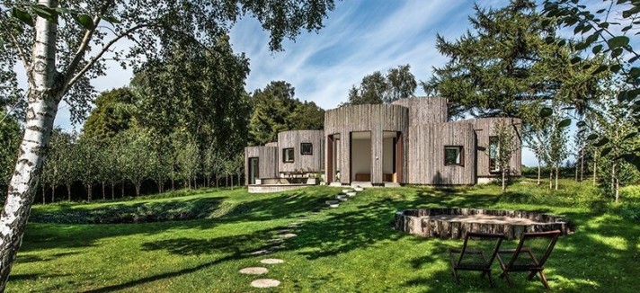 Casas de madeira na Dinamarca