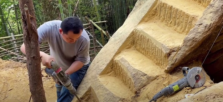 Construir uma casa de pedra