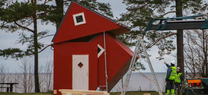 Uma casa de rápida montagem