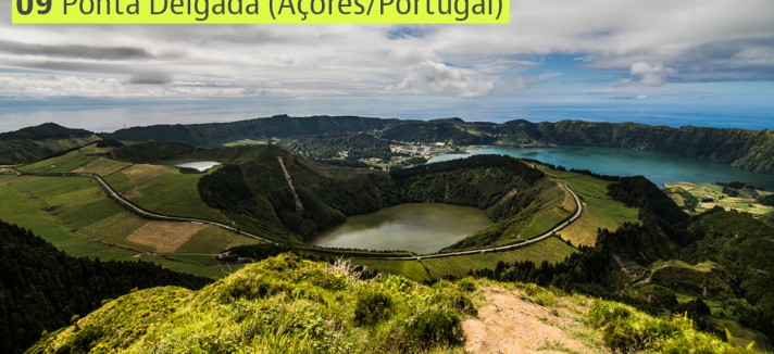 Ponta Delgada nos Açores (Portugal)